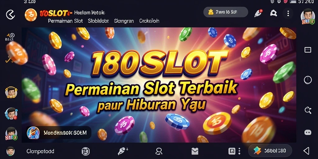 Tangkapan layar gameplay 180SLOT dengan grafis menawan dan fitur bonus.