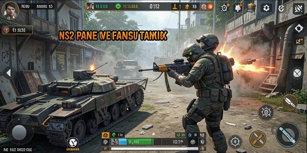 Screenshot gameplay N32 menampilkan aksi strategi yang mendebarkan.