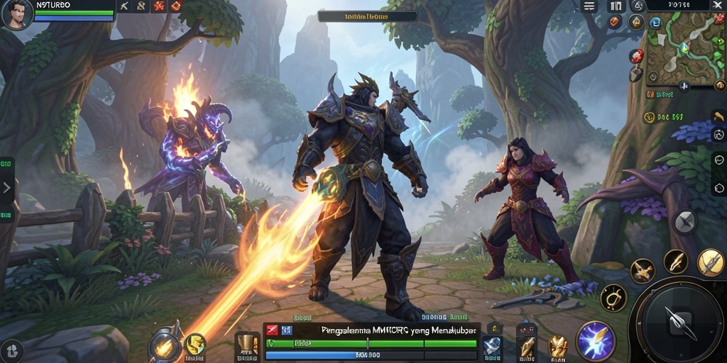 Tampilan gameplay N9TURBO yang seru dan grafis memukau.