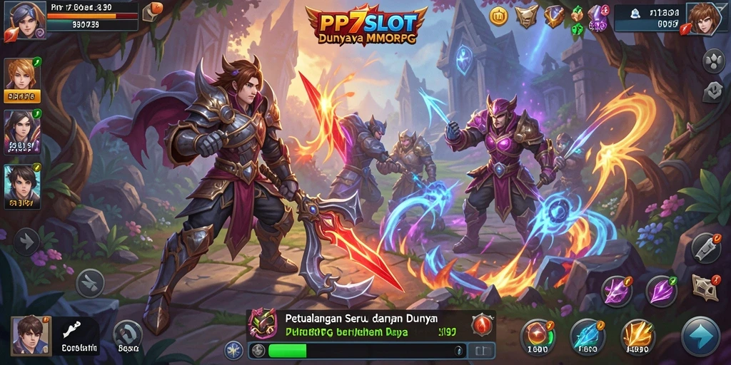 Tampilan grafis memukau dan gameplay menarik dalam PP7SLOT.