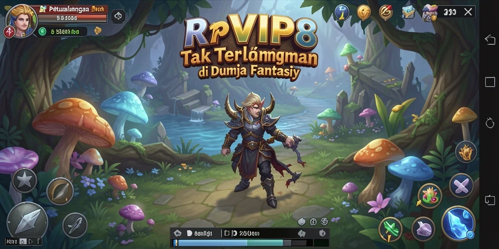 Screenshot RPVIP8 menunjukkan momen mendebarkan dalam gameplay petualangan.