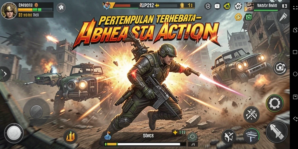 Tampilan gameplay SP212 yang menegangkan dan penuh aksi.