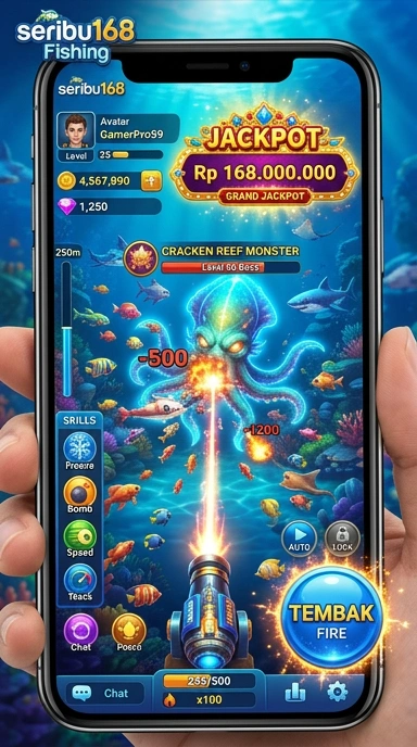 Screenshot tampilan utama seribu168 yang menampilkan koleksi aplikasi.
