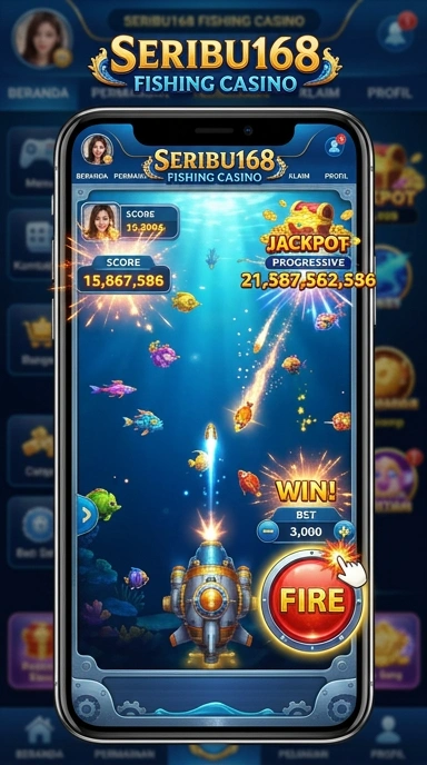Antarmuka sederhana dan intuitif seribu168 untuk pengguna Android.